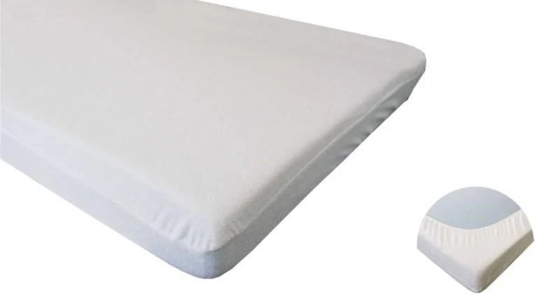 Mbulesë mbrojtëse për dyshek SUNDO, 140x200cm, e bardhë