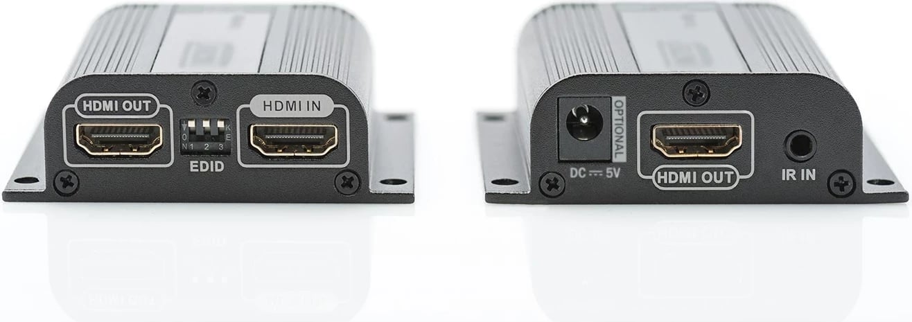 Set HDMI Extender Digitus, AV transmetues dhe pranues, ngjyrë e zezë