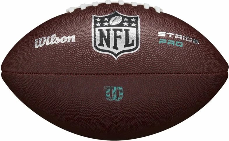 Top Futbolli Amerikan Wilson NFL Stride Pro Eco për Meshkuj, Femra dhe Fëmijë, Ngjyrë kafe