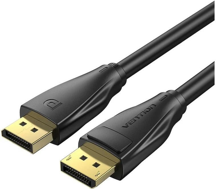 Kabëll Vention DisplayPort 1.4, 8K 60Hz/4K 120Hz, 1m, i zi