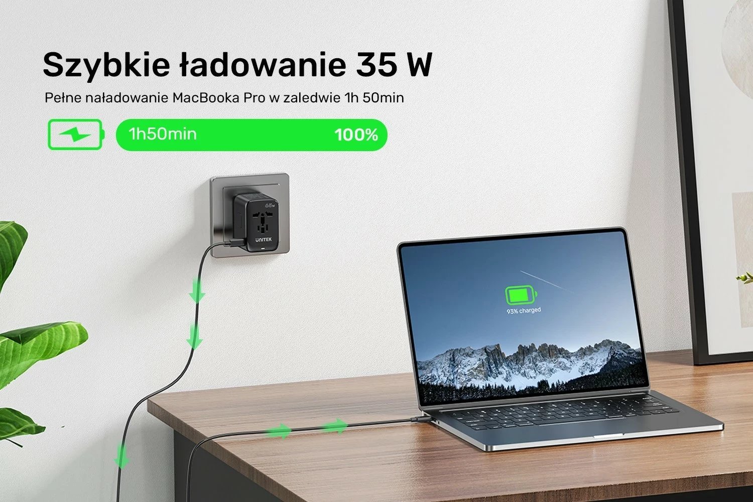 Karikues udhëtimi Unitek PD 65 W