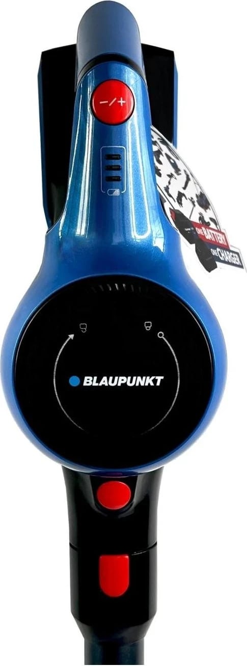 Fshesë elektrike Blaupunkt VC6010, vertikale, pa qese, pa kabllo, zi-blu