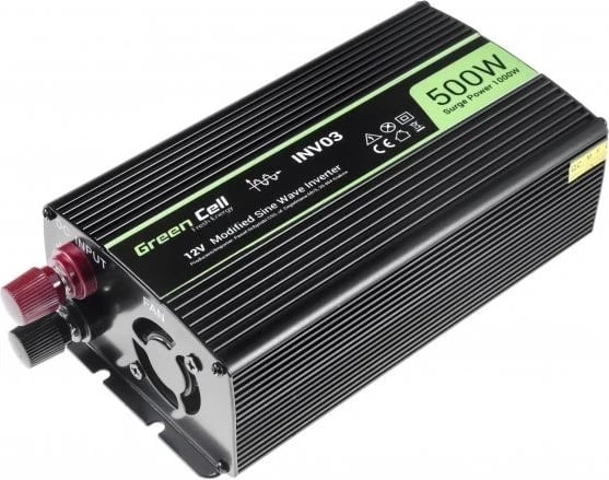 Inverter nga Green Cell, 12V në 230V, 500W