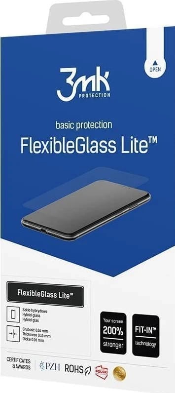 Xham mbrojtës 3MK FlexibleGlass Lite për Apple iPad Pro 11"-13", transparent