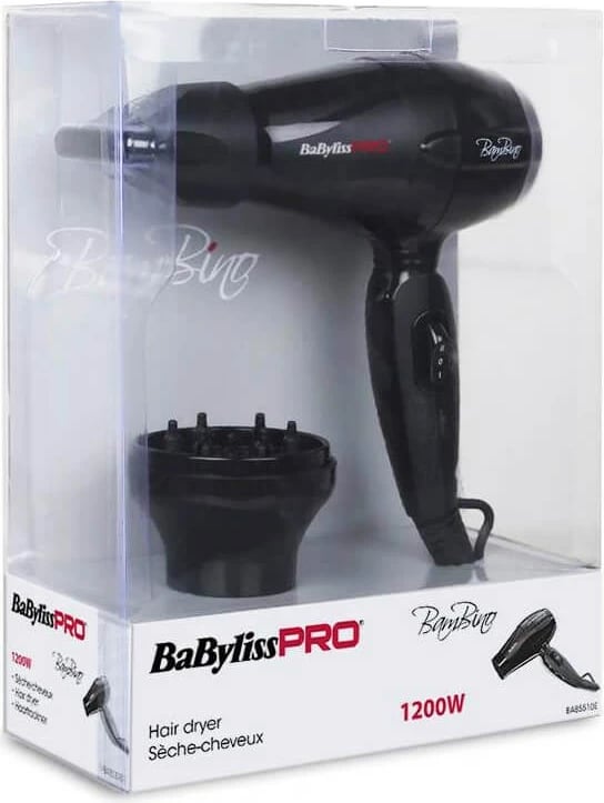 Fen për flokët BaByliss BAB5510E, Ngjyrë e Zezë