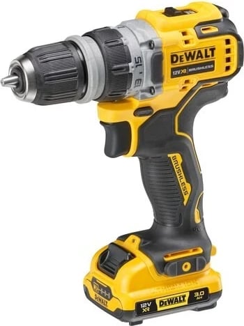 Borë DeWalt 12V me 2 bateri 3.0AH dhe koka zëvendësuese, DCD703L2T