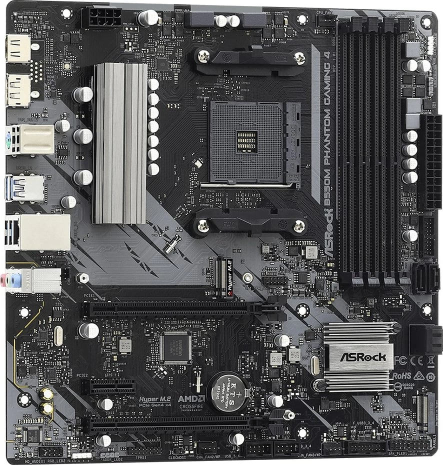 Pllakë amë Asrock B550M Phantom Gaming 4, Socket AM4, micro ATX