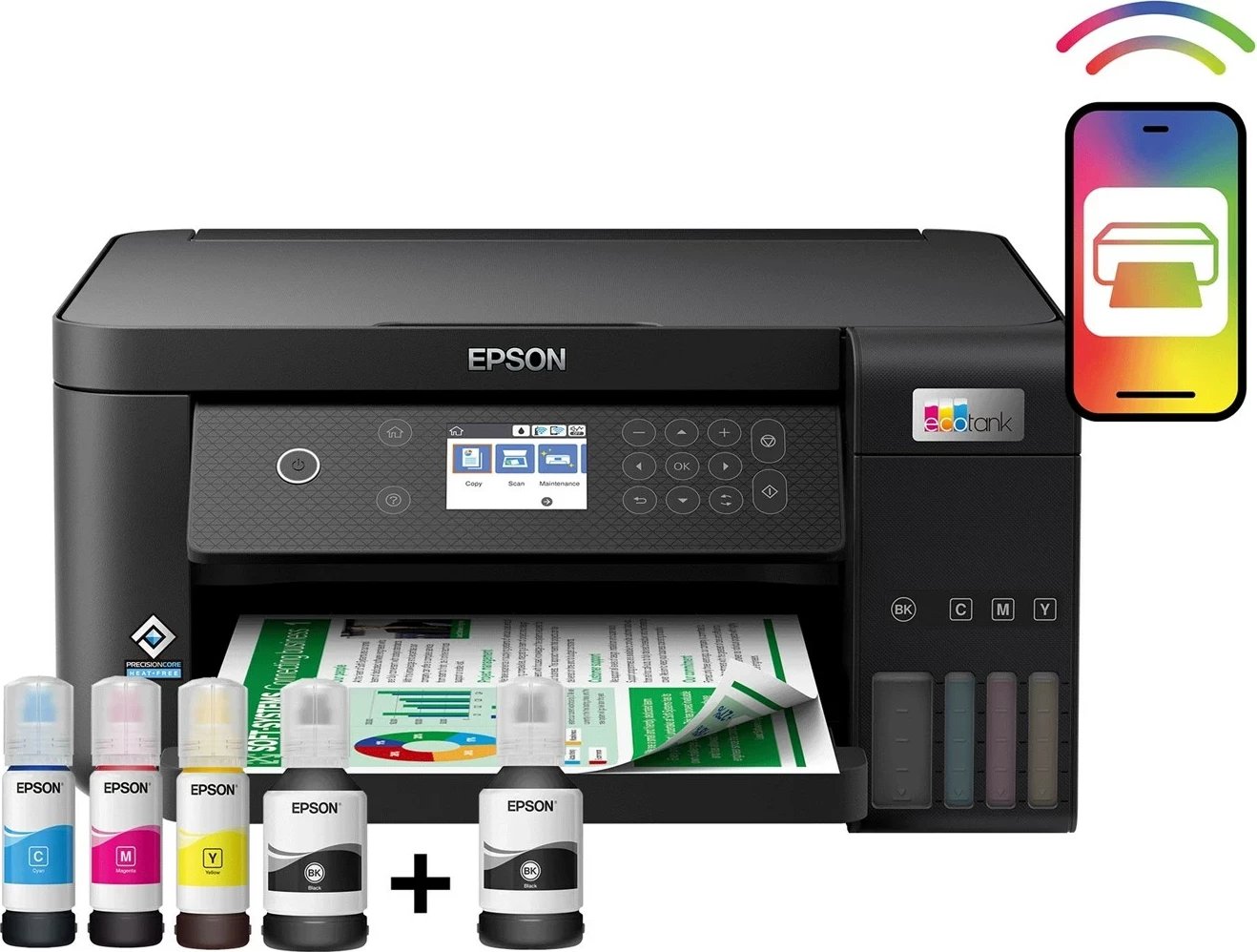 Printer Epson L6260 Inkjet, A4, 4800 x 1200 DPI, 33 ppm, Wi-Fi, Zi