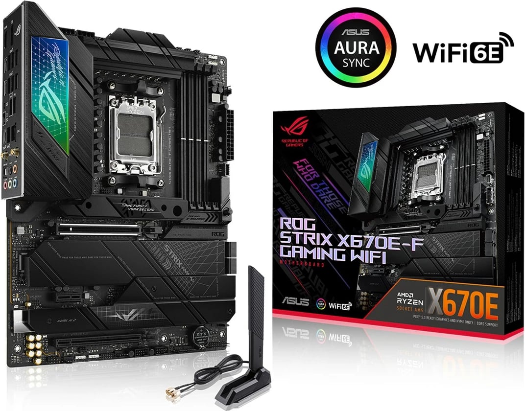 Pllakë amë ASUS ROG STRIX X670E-F GAMING WIFI, AMD X670