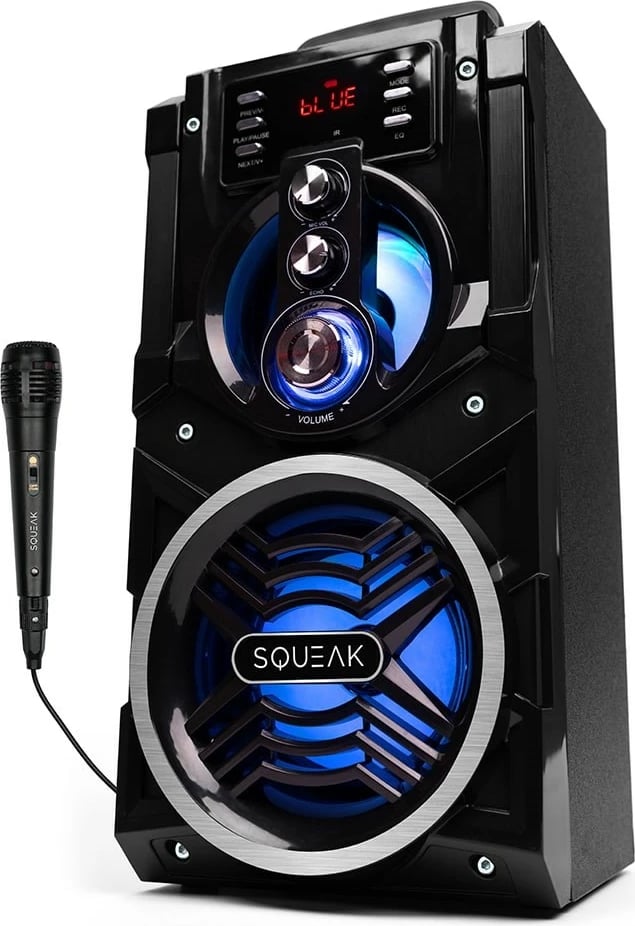 Altoparlant portativ SQUEAK, me Bluetooth dhe Karaoke