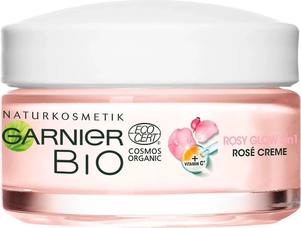 Krem për fytyrë Garnier Bio 3in1 Rosé Creme, 50 ml