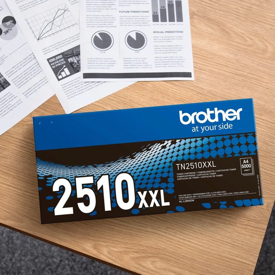 Toner Brother TN-2510XL, 3000 faqe, 1 copë, E zezë