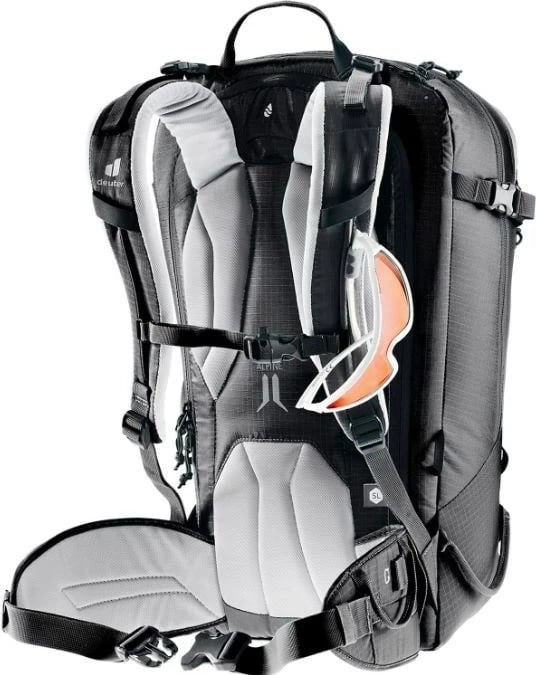 Çantë shpine Deuter Freerider 28 SL për skydiving, e zezë