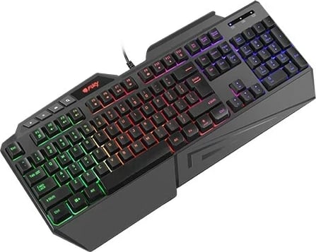 Tastierë gaming FURY NFU-1697, USB, Membranë, RGB LED, E zezë