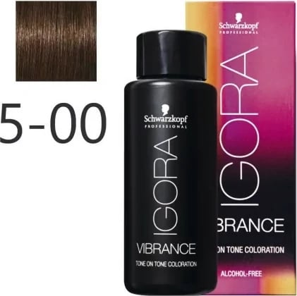 Ngjyrë për flokë semi permanente IG Vibrance 5-00 Light Brown Natural Extra, 60 ml