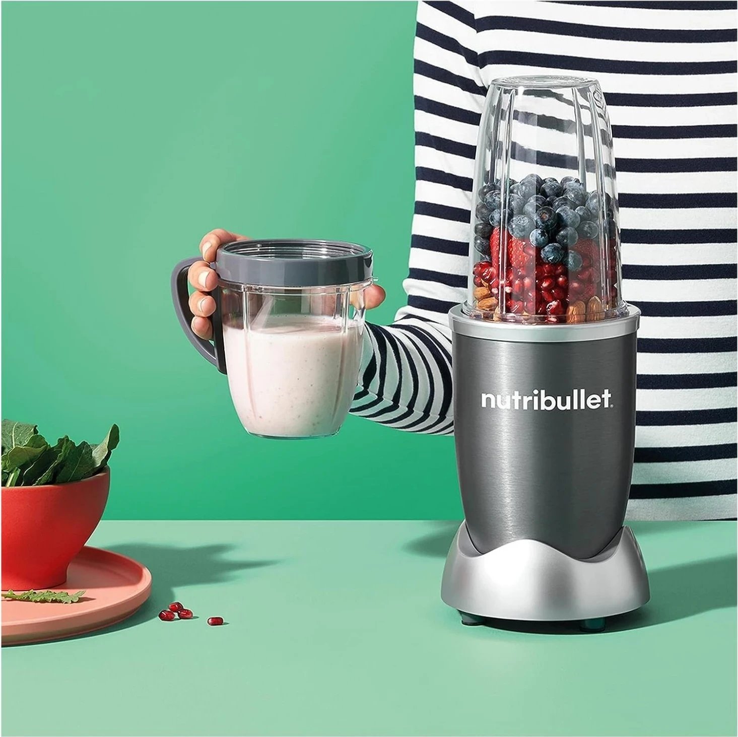 Blenderi NutriBullet NB606DG, ngjyrë gri e errët