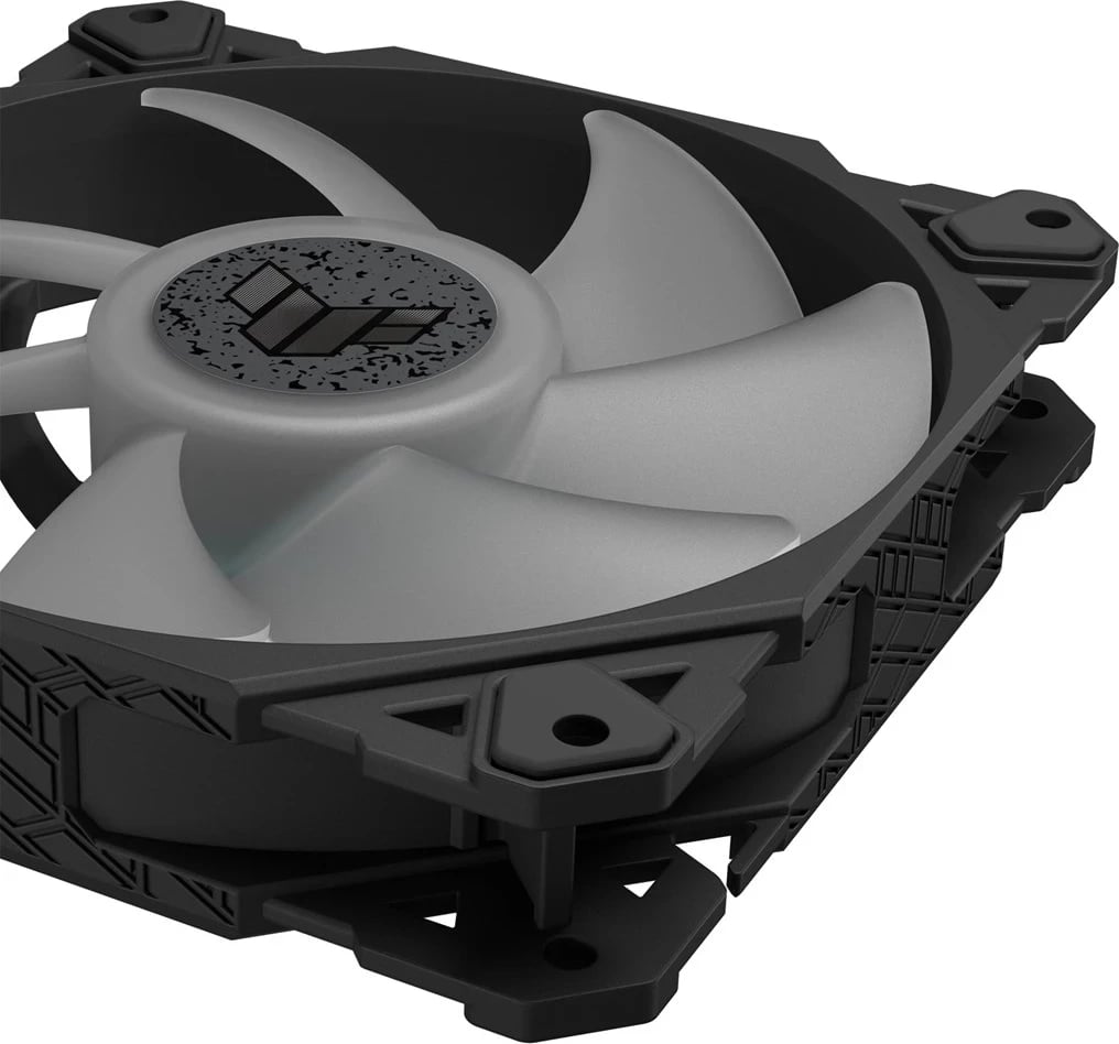 Ventilator për Kasë ASUS TUF Gaming TF120 ARGB, me Kontrollues ARGB, 12 cm, Zi