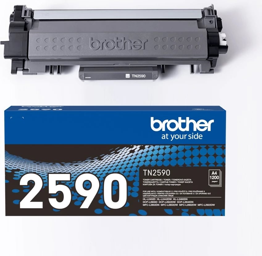 Toner Brother TN-2590, Origjinal, 1 copë, E zezë