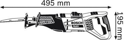 Sharrë elektrike Bosch GSA 1100 E Professional, 1100 W, e zezë/blu/e kuqe