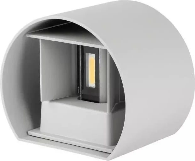 Dritë muri LED V-TAC VT-756, 6W, IP65, 4000K, Gri