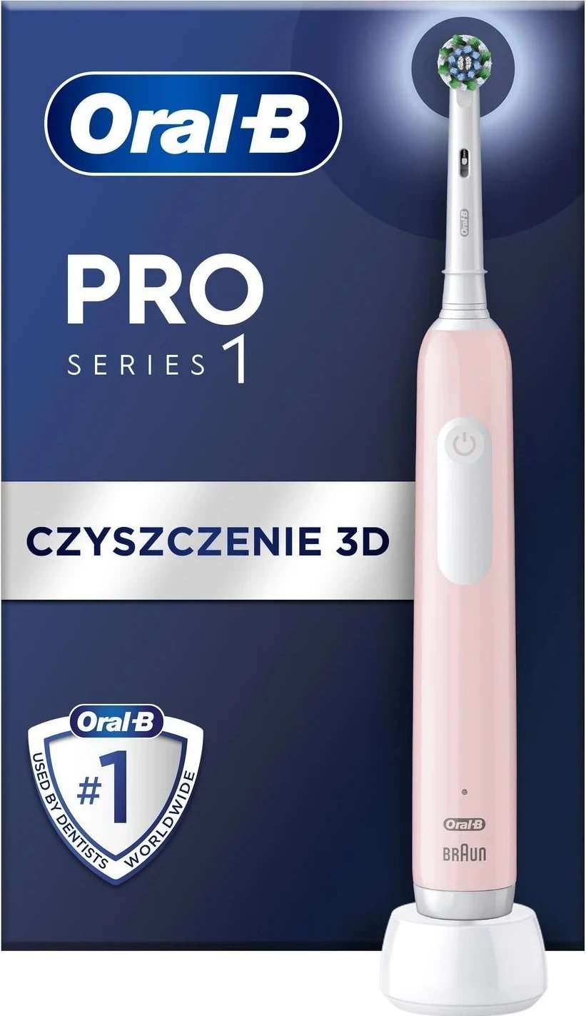 Furçë dhëmbësh elektrike Oral-B Pro 1, Cross Action, rozë