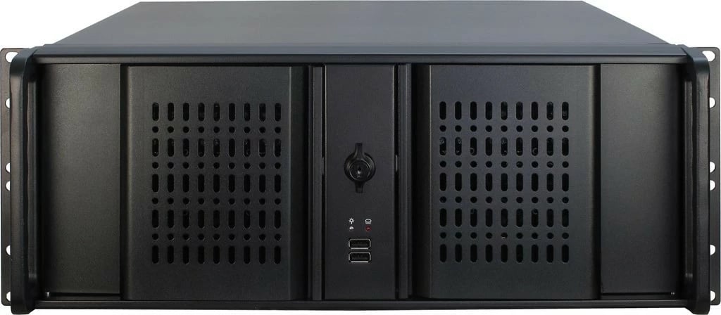 Kasë server Inter-Tech 4U-4098-S, Rack, ATX, micro ATX, Mini-ITX, e zezë