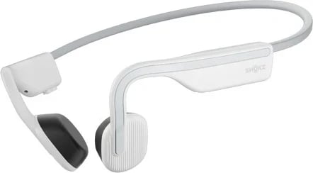 Kufje Wireless SHOKZ OpenMove, me grep rreth veshit për thirrje/muzikë, USB Type-C, Bluetooth, të bardha