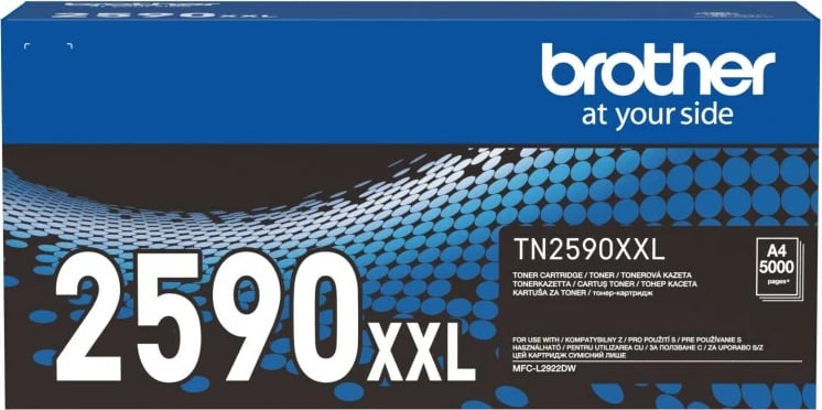 Toner Brother TN-2590XXL, Origjinal, E zezë