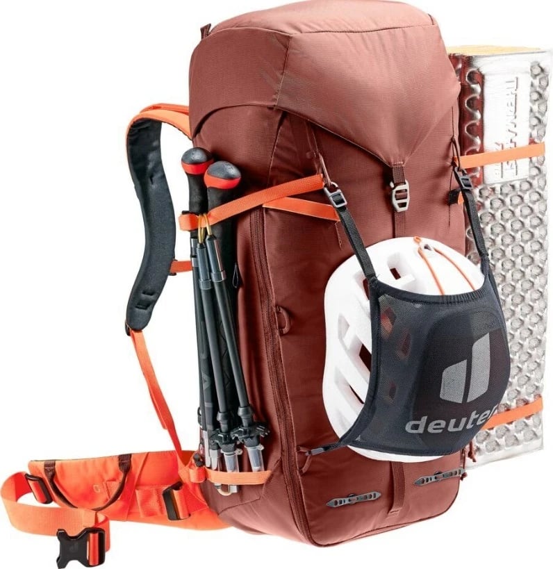 Çantë hiking Deuter Guide 34+8, REDWOOD-Papaya