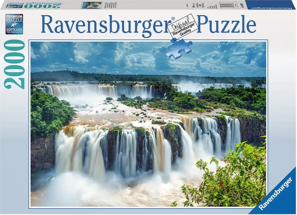 Puzzle Ravensburger Cascate dell’Iguazù, 2000 copë, Peizazh