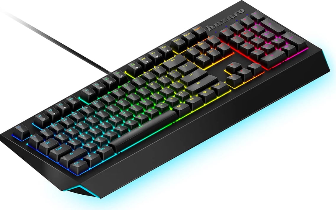 TASTIERE GAMING HUZARO HZ-ROCKET 4.0 | 114-BUTONA RGB E ZEZE