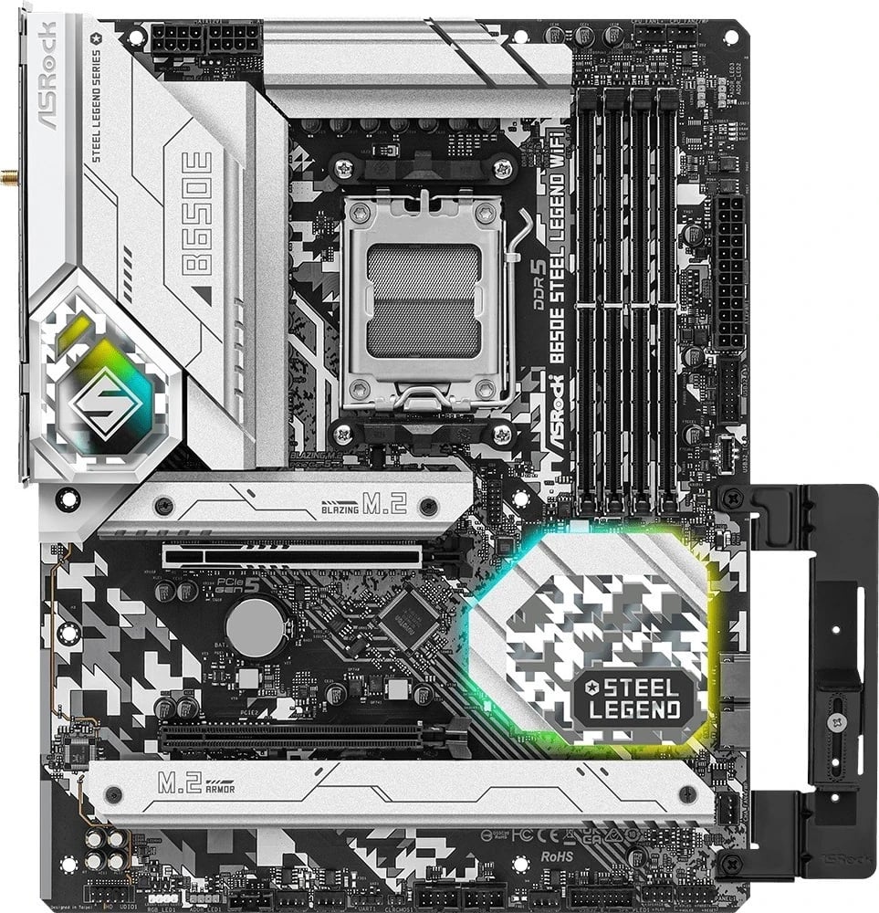 Pllakë amë ASRock, B650E Steel Legend WiFi, AMD B650