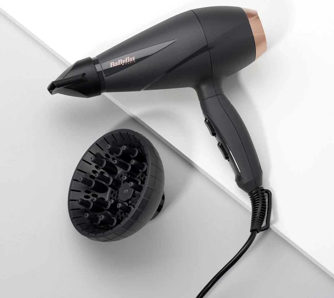 Tharëse për flokë BaByliss Smooth Pro 2100 6709DE, 2100W, e zezë/ari