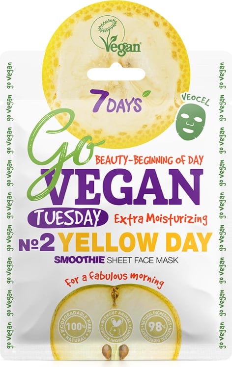 Maskë për fytyrë 7days Go Vegan Tuesday, 25 gr