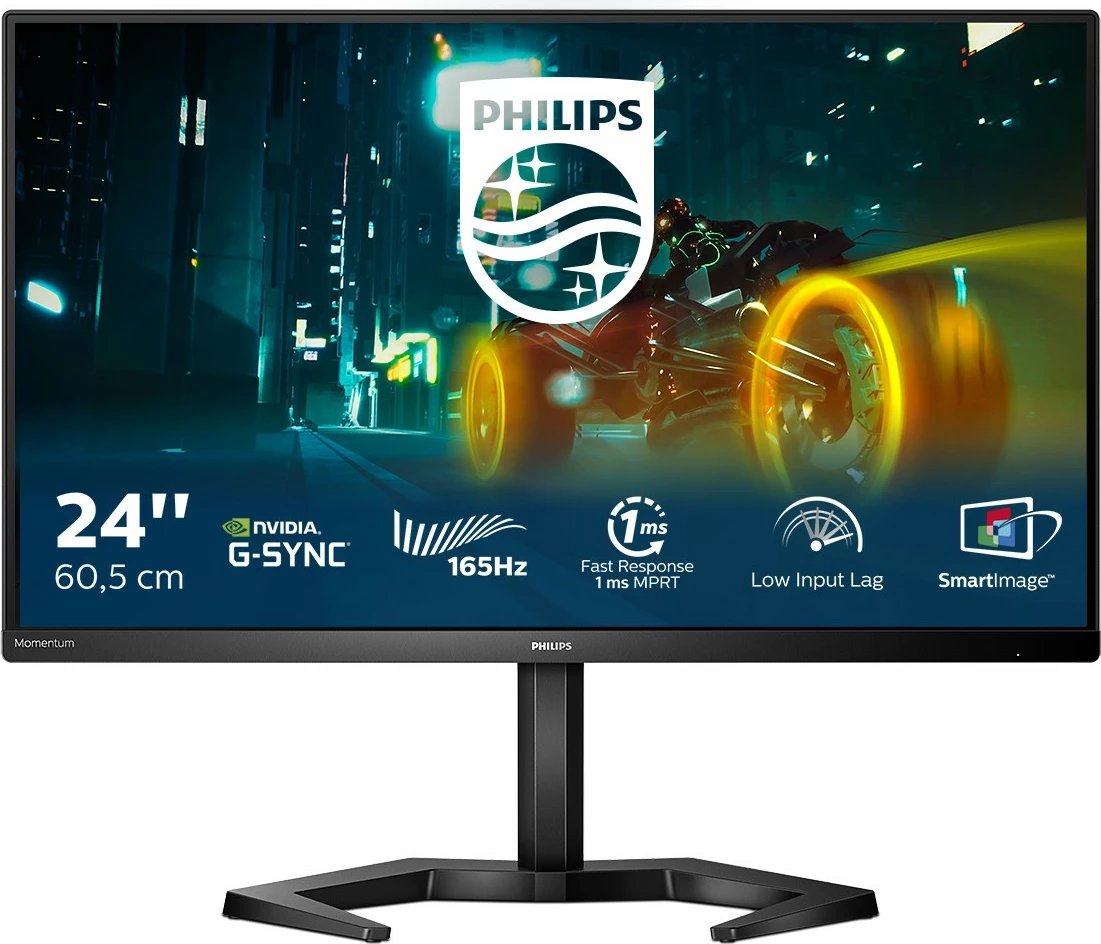 Monitor Philips Momentum 24M1N3200ZA/00, 60.5 cm (23.8"), Full HD, LED, 4 ms, i zi