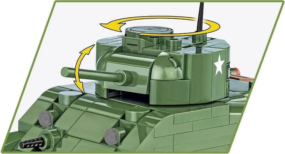Set ndërtimi COBI Sherman M4A1, Jeshil