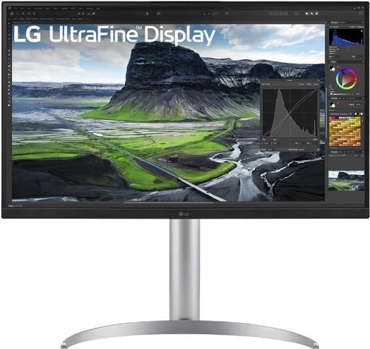 Monitor LG 27UQ850V-W, 27'', IPS Black, HDR, 4K, i bardhë