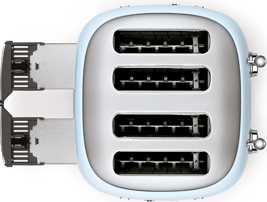 Thekëse buke SMEG TOASTER 4X4 50´, 2000W, i kaltër