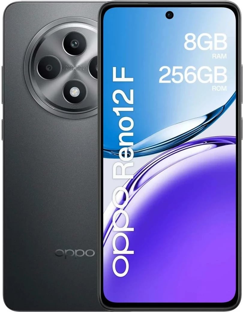 Celular OPPO Reno 12F 8+256GB Matte Gray