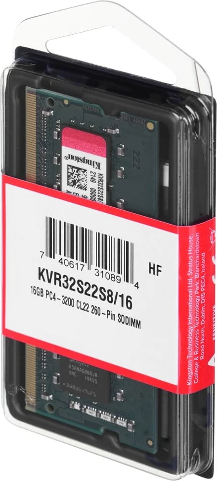 RAM Memorje Kingston KVR32S22S8/16, 16 GB DDR4 3200 MHz