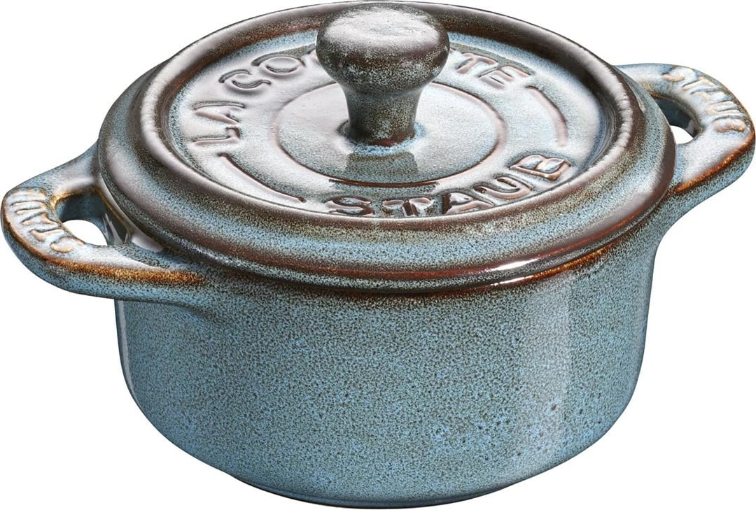 Mini cocotte STAUB, 200ml, Antik Turquoise