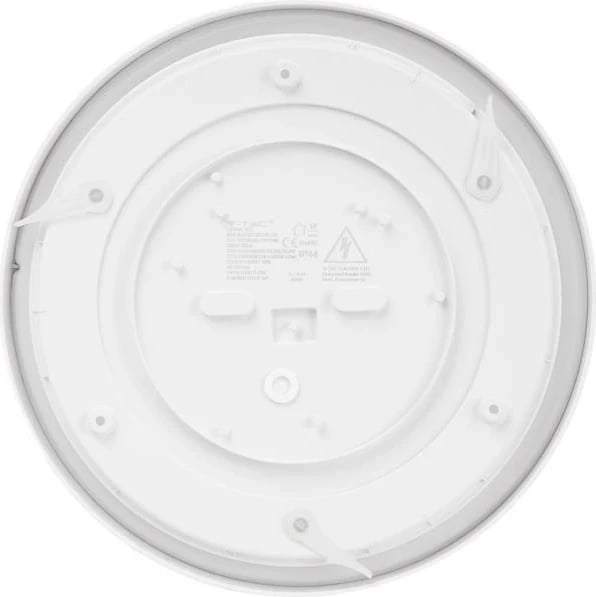 Plafond V-TAC VT-8630W-RD 30W LED IP44 42cm 3000K e bardhë