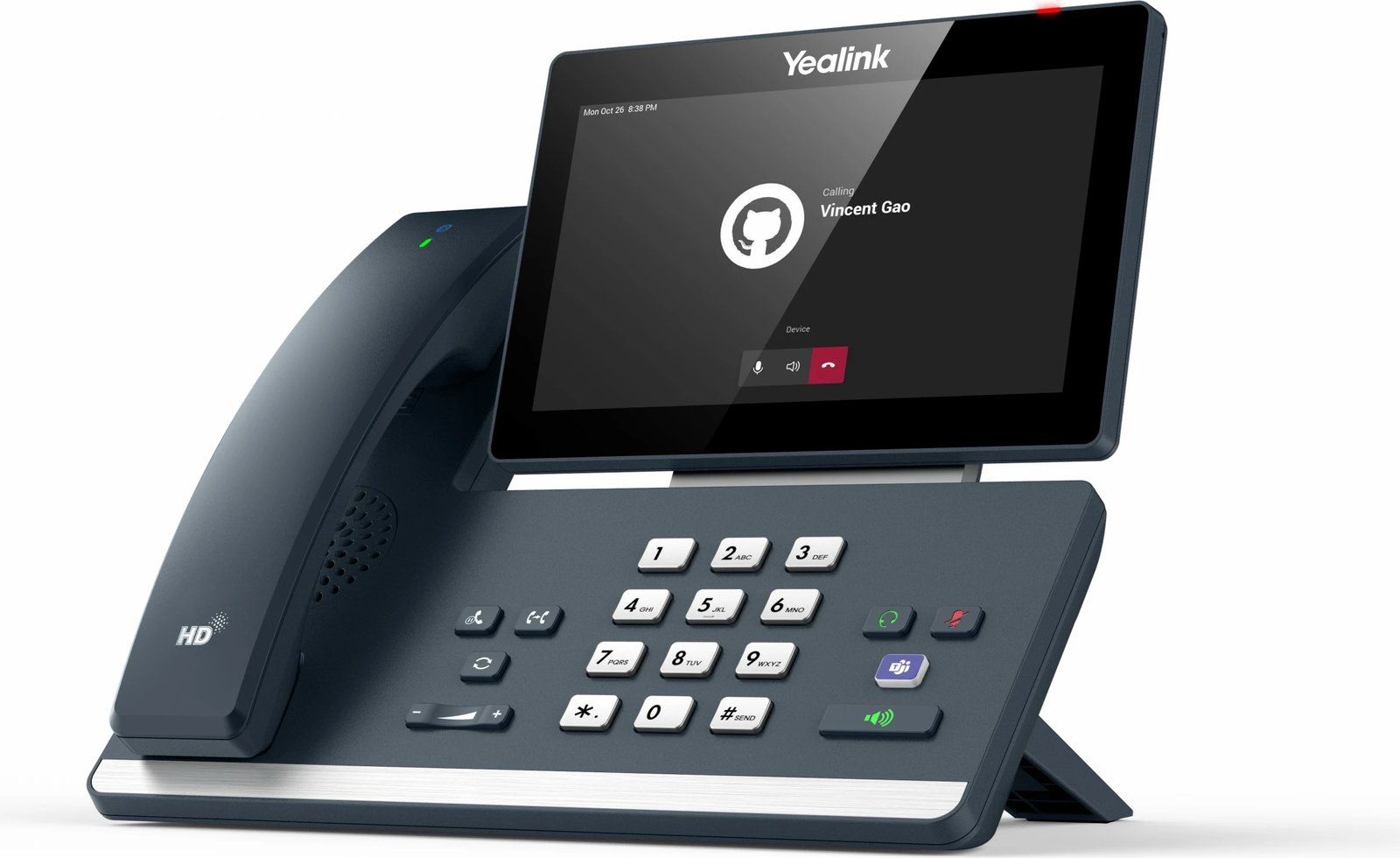 Telefon IP Yealink MP58-WH Microsoft Teams Edition, Wireless handset, Desk, Android, Gri