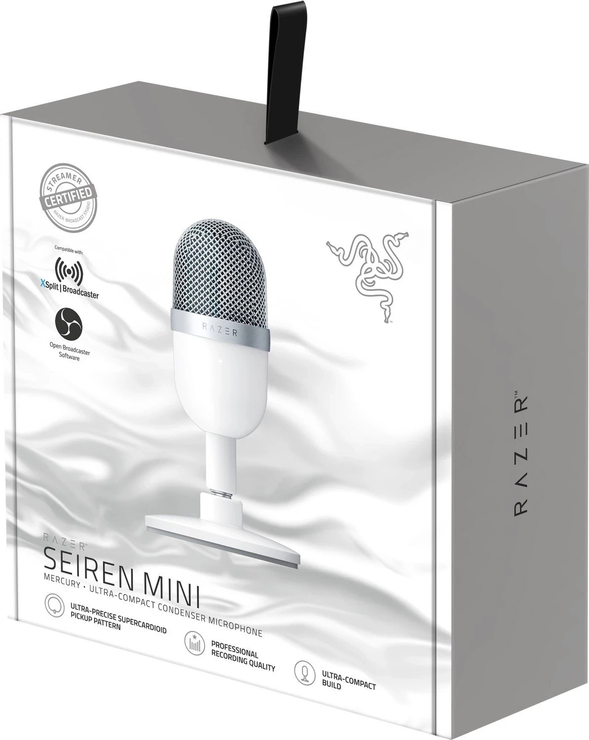 Mikrofon Razer Seiren Mini Mercury, i bardhë