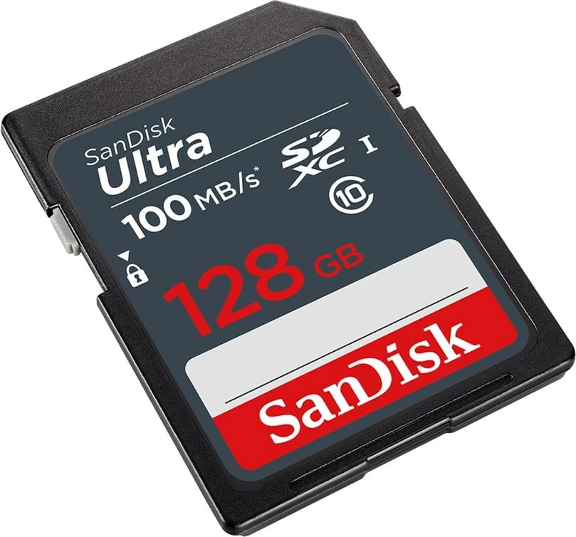 Kartë kujtese SanDisk Ultra 128 GB SDXC UHS-I, e zezë