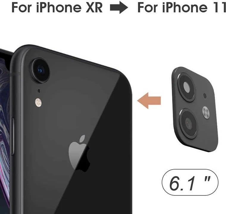 Konvertues kamere Megafox Teknoloji për iPhone XR, gri