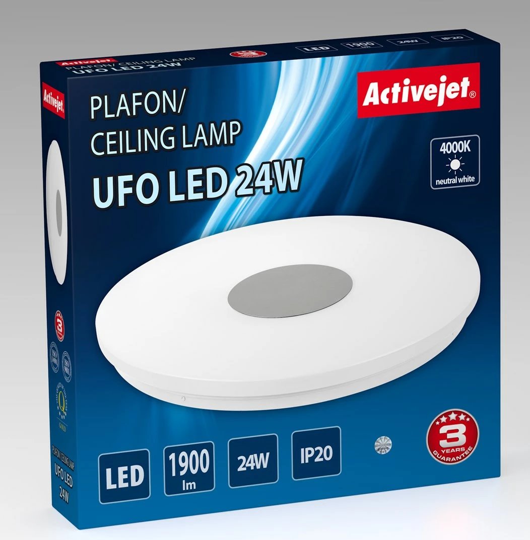 Llambë tavani LED Activejet UFO 24W