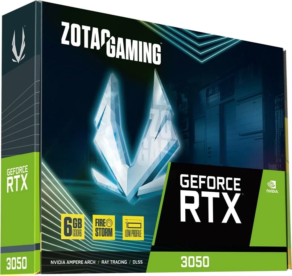 Kartelë grafike Zotac GAMING GeForce RTX 3050, 6 GB GDDR6, E zezë