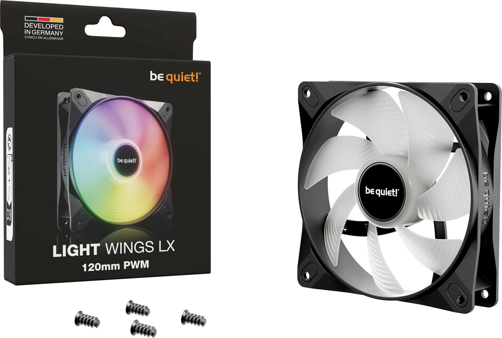 Ventilator Be Quiet! LIGHT WINGS LX PWM, 120mm, i zi