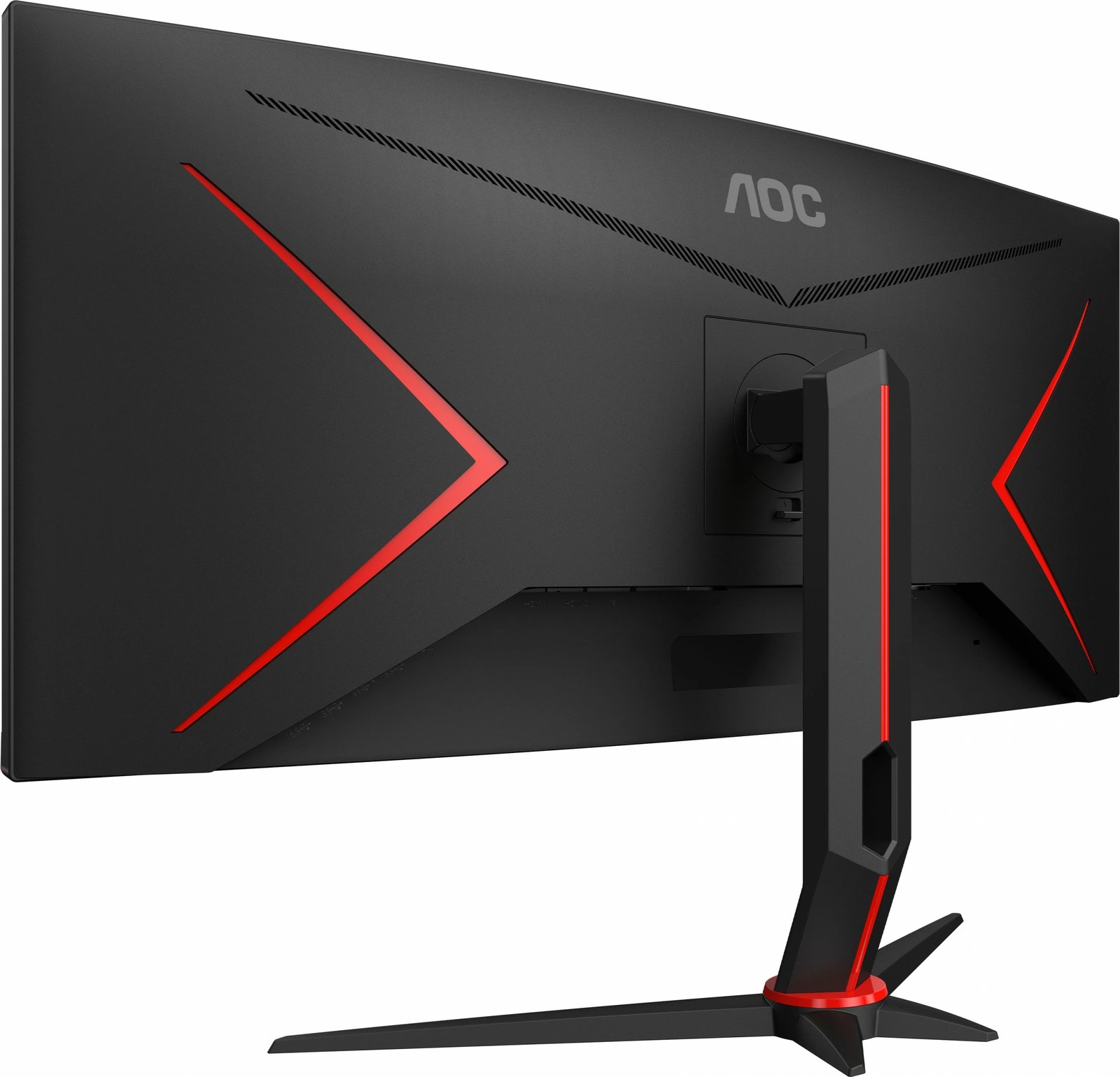 Monitor gaming AOC G2 CU34G2X/BK, 34", 3440 x 1440 pixels, Quad HD, LED, 1 ms, i zi, i kuq